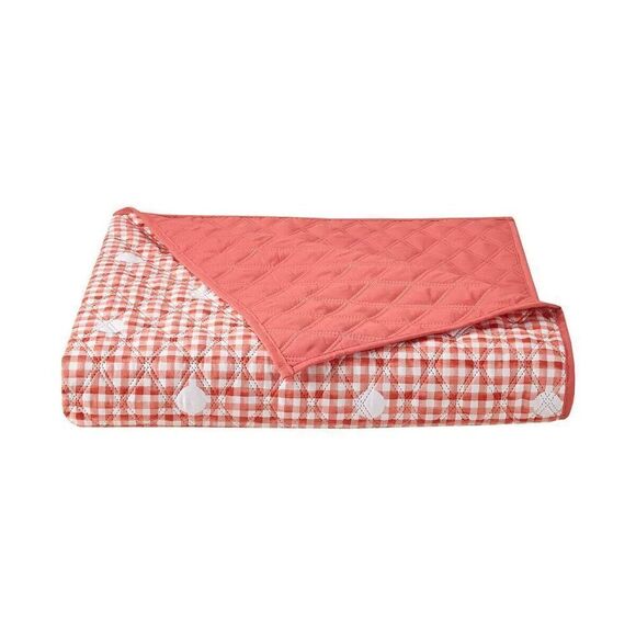 MARTHA STEWART COLLECTION Gingham Dot Quilt Bag Set, Full/Queen - Picture 3 of 3